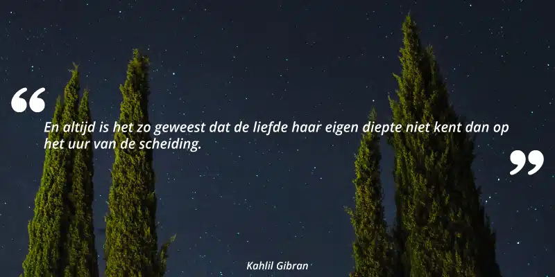 Kahlil Gibran citaat