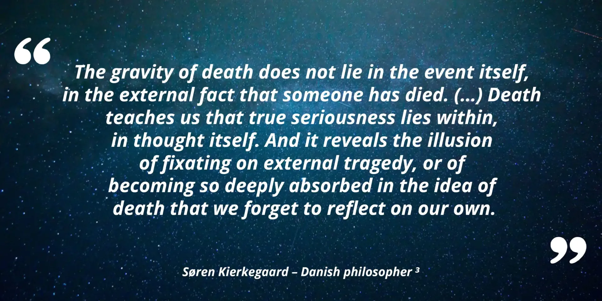 Soren Kierkegaard quote