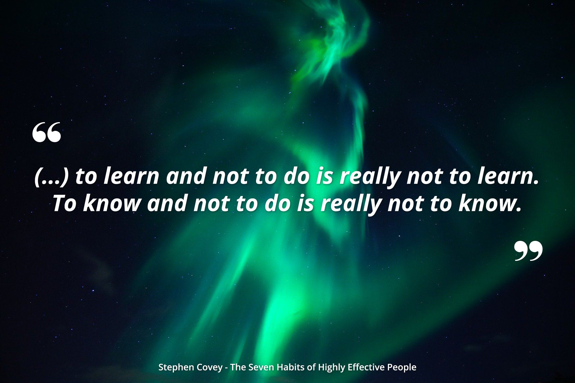 Stephen Covey quote