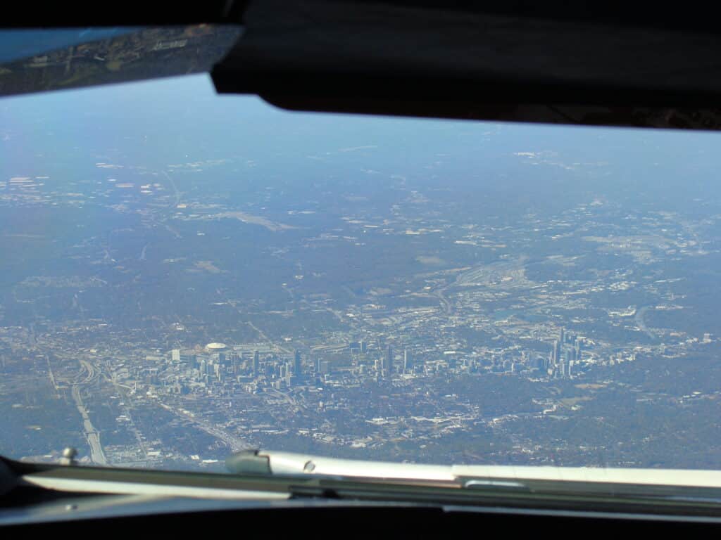 Atlanta vanuit de lucht